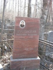 Гусовский Владимир Маркович, Москва, Востряковское кладбище