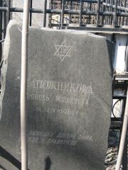 Сапожникова Любовь Мошковна, Москва, Востряковское кладбище
