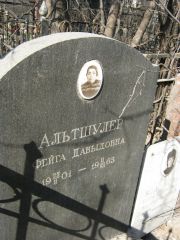 Альтшулер Фейга Давыдовна, Москва, Востряковское кладбище
