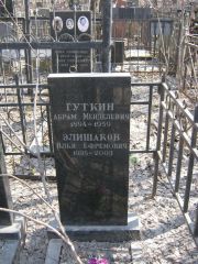 Гуткин Абрам Менделевич, Москва, Востряковское кладбище