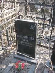 Кособорова Мера Абрамовна, Москва, Востряковское кладбище