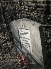 Спивак Миндля Вольковна, Москва, Востряковское кладбище