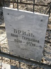 Бриль Лана Гершевна, Москва, Востряковское кладбище