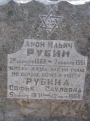 Рубин Арон Ильич, Москва, Востряковское кладбище