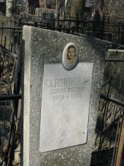 Карлинская Дебора Исаевна, Москва, Востряковское кладбище