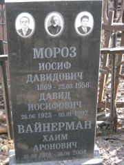 Вайнерман Хаим Аронович, Москва, Востряковское кладбище