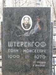 Штеренгоф Ефим Моисеевич, Москва, Востряковское кладбище