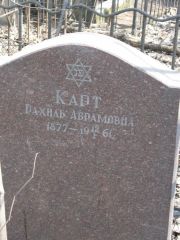 Карт Рахиль Абрамович, Москва, Востряковское кладбище
