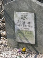 Резник Фрима Шмулевна, Москва, Востряковское кладбище