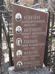 Фейглин Наум Осипович, Москва, Востряковское кладбище