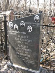 Каданер Лев Яковлевич, Москва, Востряковское кладбище