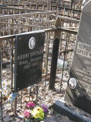 Калигорская Фрида Ароновна, Москва, Востряковское кладбище