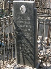 Аронов Григорий Моисеевич, Москва, Востряковское кладбище