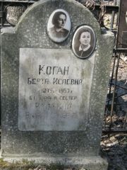 Коган Берта Исаевна, Москва, Востряковское кладбище