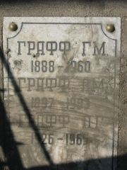 Графф Г. М., Москва, Востряковское кладбище