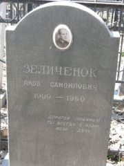 Зеличенок Яков Самойлович, Москва, Востряковское кладбище