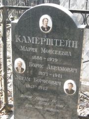 Камерштейн Борис Абрамович, Москва, Востряковское кладбище