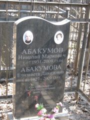 Абакумова Елизавета Давидовна, Москва, Востряковское кладбище