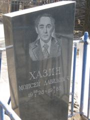 Хазин Моисей Давидович, Москва, Востряковское кладбище