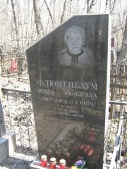 Флюменбаум Фрида Яковлевна, Москва, Востряковское кладбище