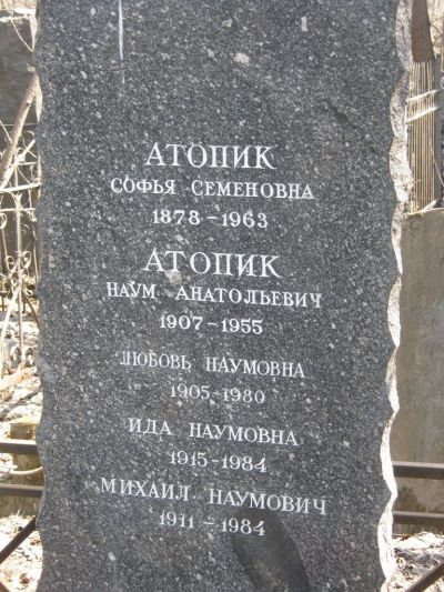 Атопик Наум Анатольевич