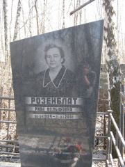 Розенблат Рива Вольфовна, Москва, Востряковское кладбище