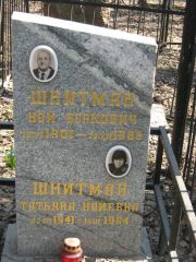 Шнитман Ной Беркович, Москва, Востряковское кладбище