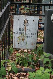 Коган Варвара Карловна, Москва, Востряковское кладбище