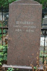 Шрайбер Раиса Ароновна, Москва, Востряковское кладбище
