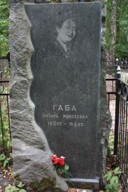 Габа Рахиль Моисеевна, Москва, Востряковское кладбище