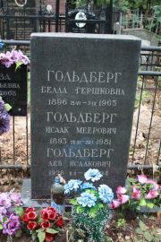 Гольдберг Исаак Меерович, Москва, Востряковское кладбище