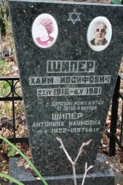 Шипер Хаим Иосифович, Москва, Востряковское кладбище