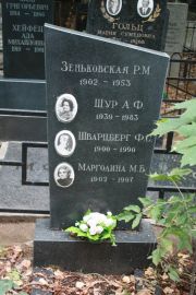 Шварцберг Ф. С., Москва, Востряковское кладбище