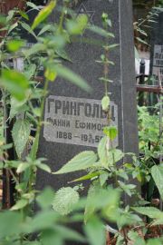 Грингольц Фанни Ефимовна, Москва, Востряковское кладбище