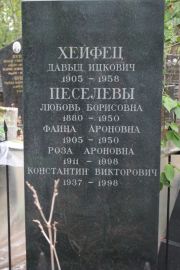 Хейфец Давид Ицкович, Москва, Востряковское кладбище