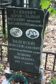 Есипович Абрам-Залман Мордухович, Москва, Востряковское кладбище