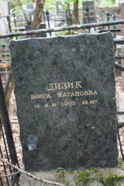 Дизик Раиса Натановна, Москва, Востряковское кладбище