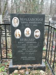 Векслер Бася Ароновна, Москва, Востряковское кладбище