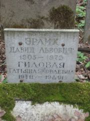 Эрлих Давид Львович, Москва, Востряковское кладбище