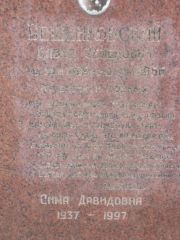 Бешенковский Давид Семенович, Москва, Востряковское кладбище