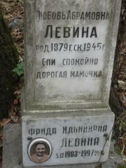 Левина Любовь Абрамовна, Москва, Востряковское кладбище