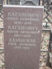 Каганович Перла Лазаревна, Москва, Востряковское кладбище