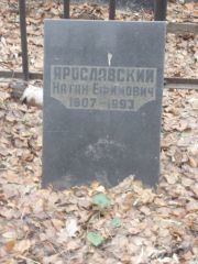 Ярославский Натан Ефимович, Москва, Востряковское кладбище