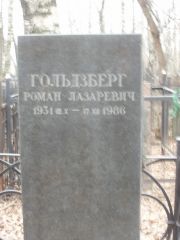Гольдзберг Роман Лазаревич, Москва, Востряковское кладбище