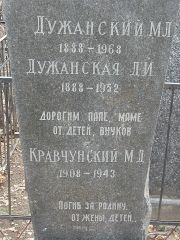 Кавчунский М. Д., Москва, Востряковское кладбище