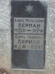 Лерман Давид Менделевич, Москва, Востряковское кладбище
