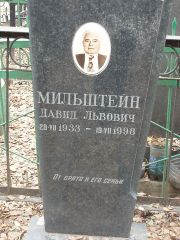 Мильштейн Давид Львович, Москва, Востряковское кладбище
