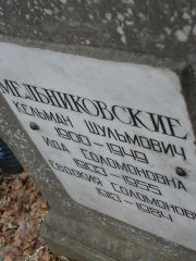 Мельниковский Кельман Шульмович, Москва, Востряковское кладбище