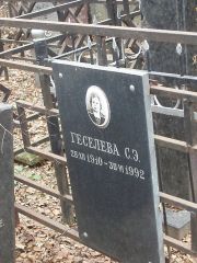 Геселева С. Э., Москва, Востряковское кладбище