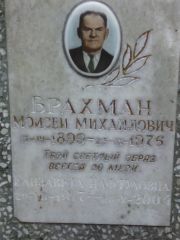 Брахман Моисей Михайлович, Москва, Востряковское кладбище